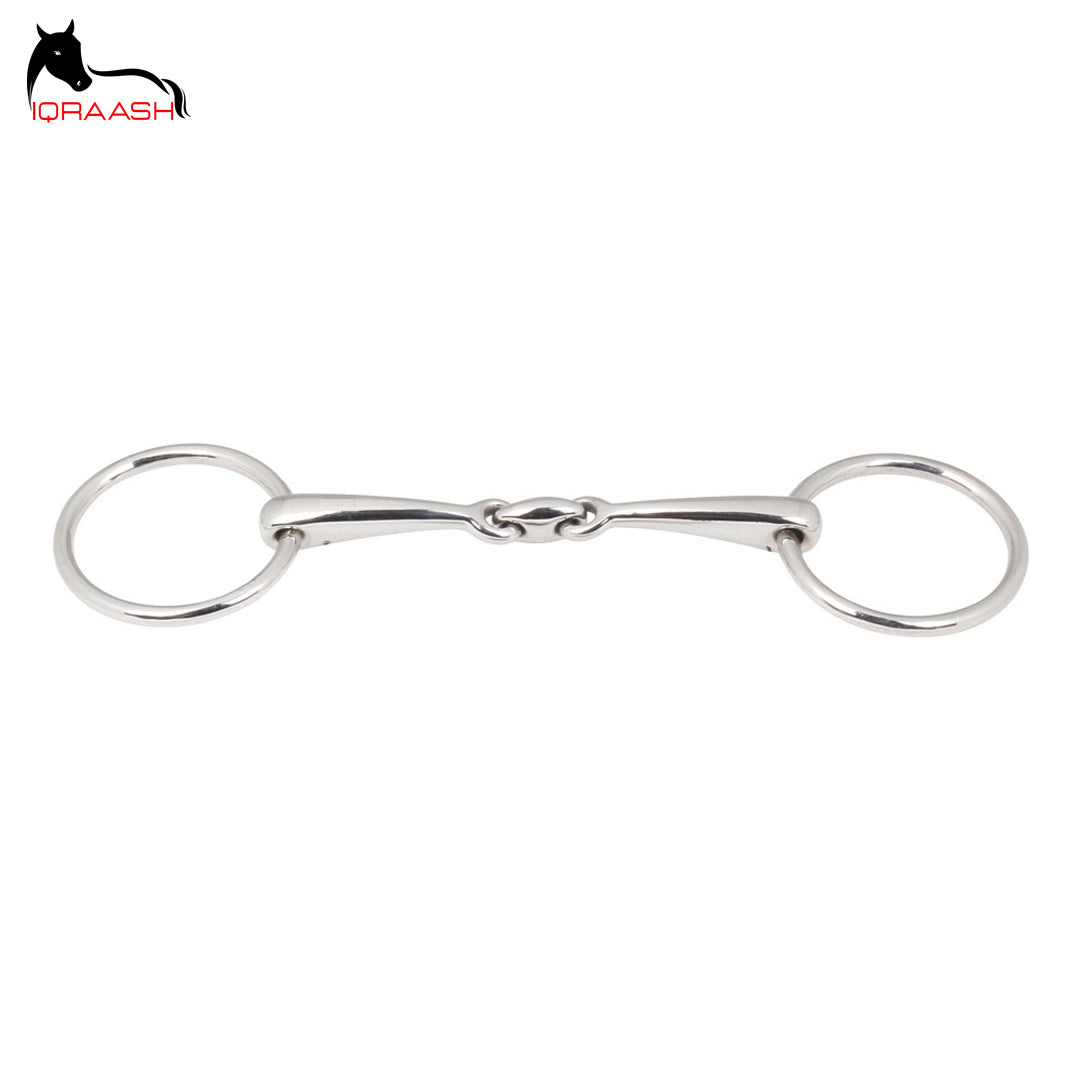 Mild Steel Double Jointed Horse Snaffle Bit