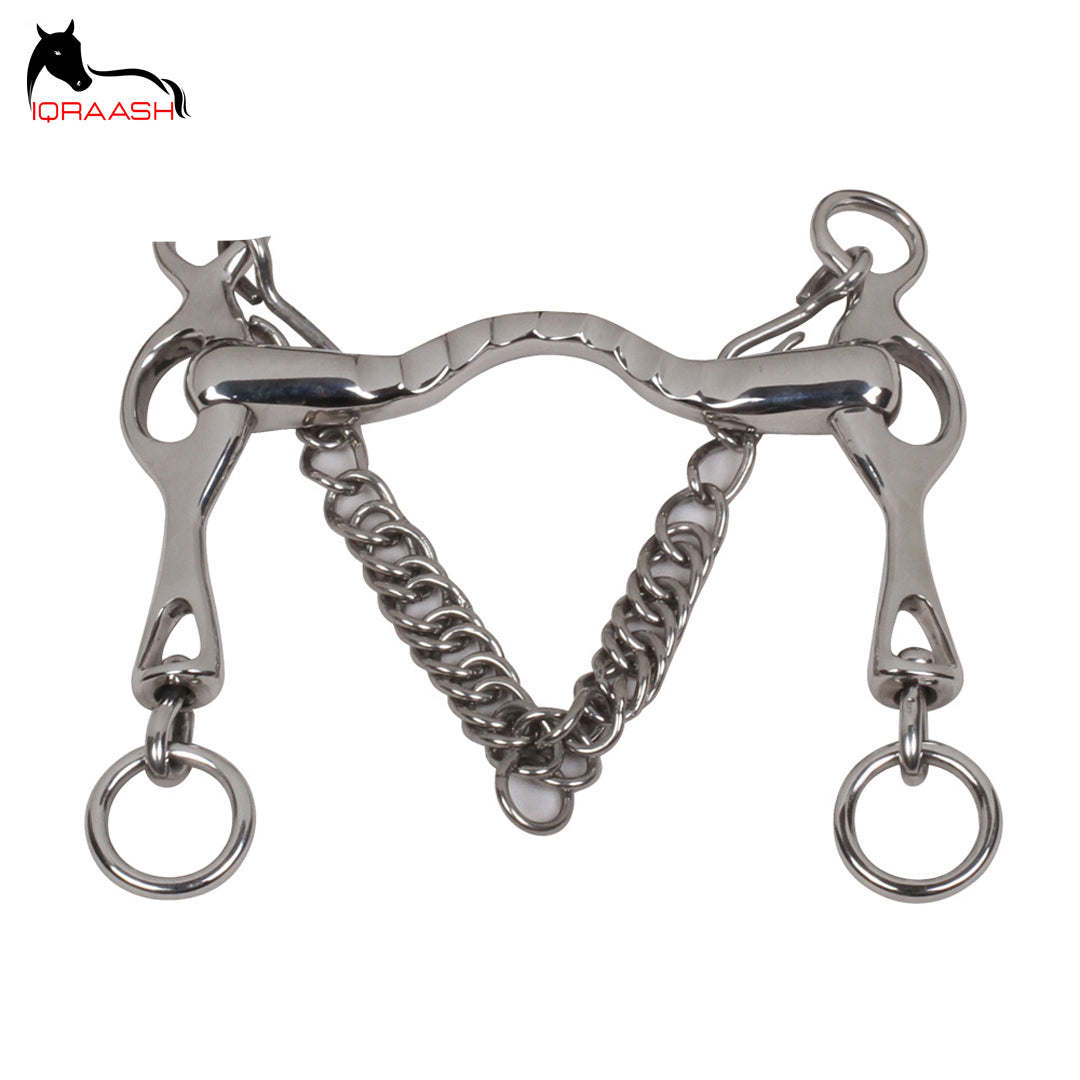 Iqraash Pelham BarrelSpanish Head Horse Bits | Customized Horse Bits