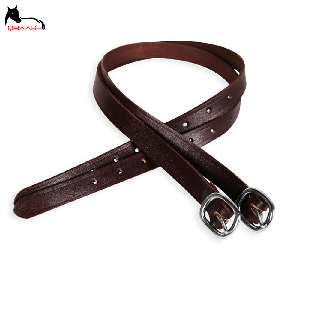 leather spur strap