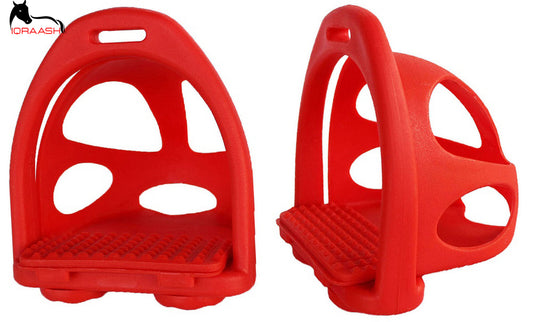 Plastic stirrups with cage 