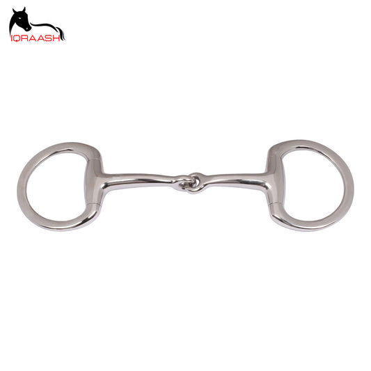 Eggbutt Stainless Steel Loose Ring Snaffle Bit With Single Joint