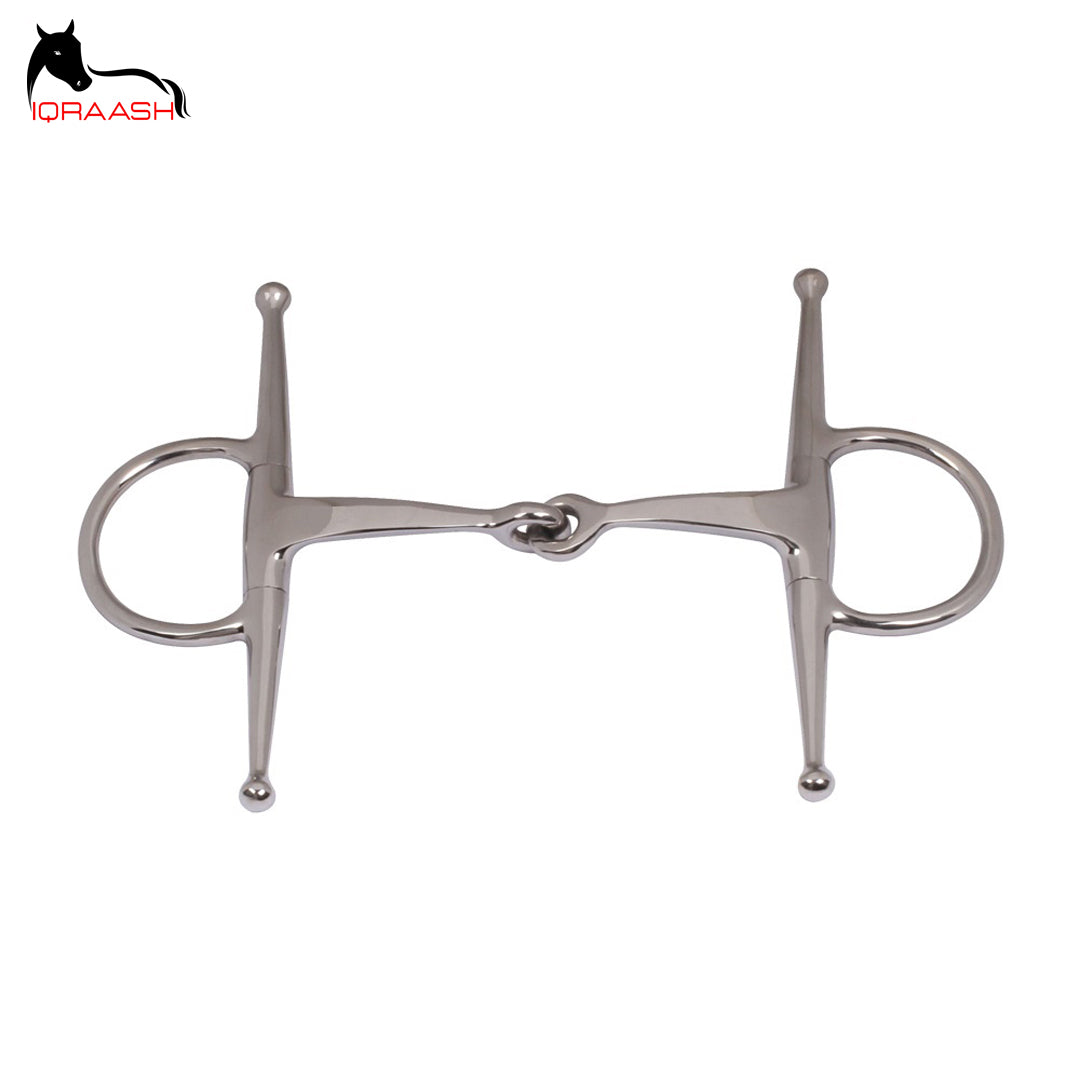 Full Cheek Stainless Steel Snaffle, Single Joint