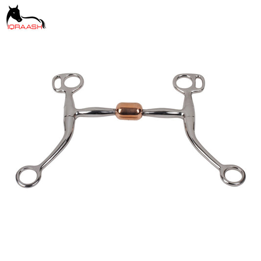 Classic Western Roping Bit with Copper Rollers