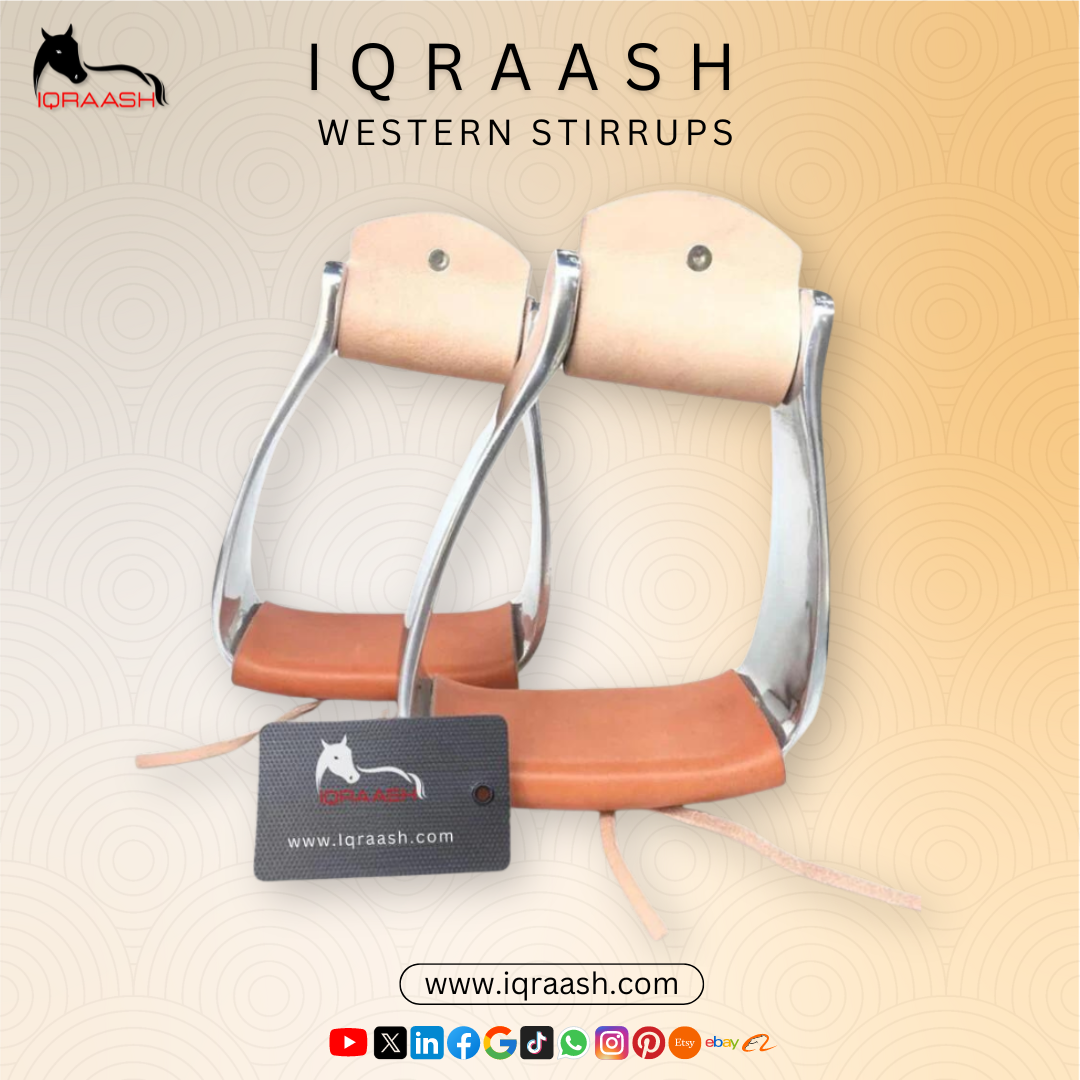 Iqraash Precision Aluminum Western Stirrup: Lightweight Performance, Enduring Quality