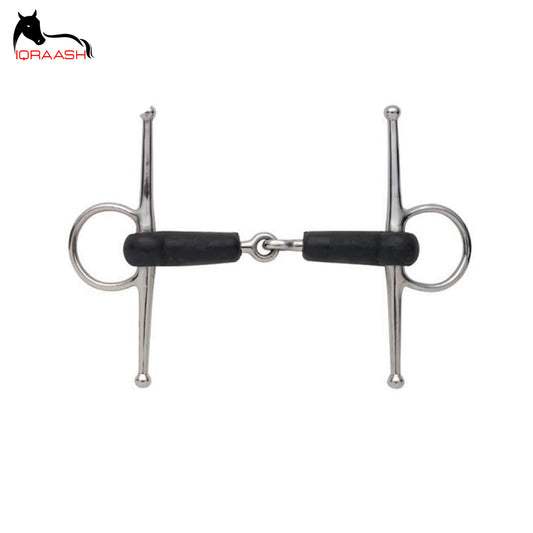 Stainless Steel Rubber Needle Snaffle Bit