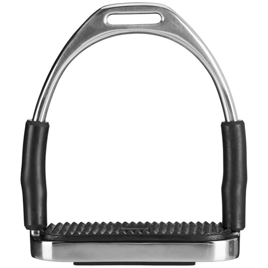 Iqraash FlexiGrip Silver Flexible Stirrup - Ride with Confidence and Elegance