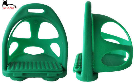 plastic stirrups with cage 