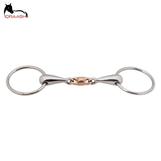 LOOSE RING COPPER LOZENGE SNAFFLE BIT