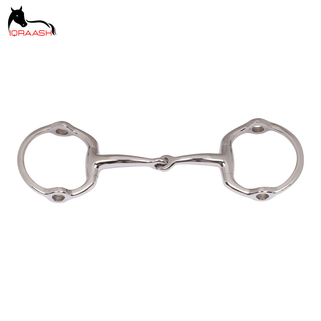 Stainless Steel single-Jointed Eggbutt Snaffle Bit