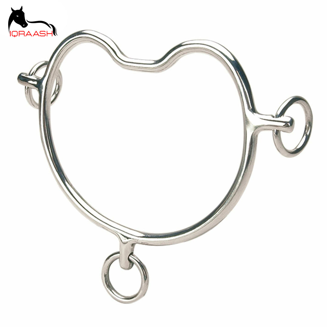 Stainless Steel Heart Equestrian Snaffle Bit USA