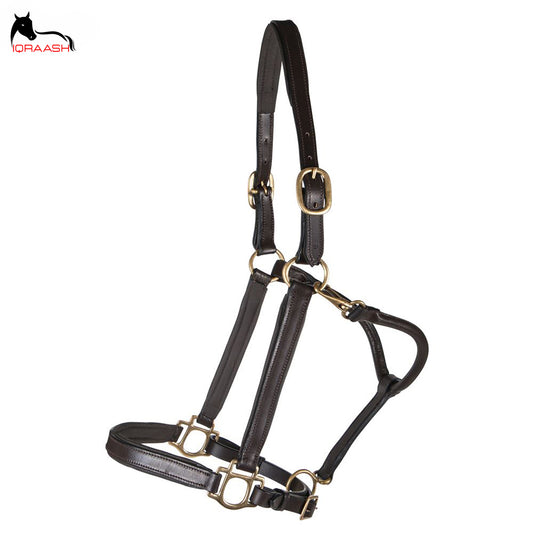 Iqraash Premium Leather Halter in Midnight Black: Sleek Sophistication, Unrivaled Quality