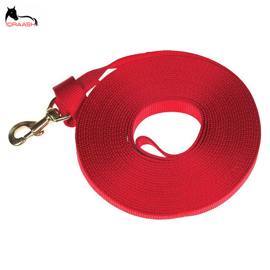 Iqraash Red Poly Lead Rope with Bull Snap - Bold and Secure Handling