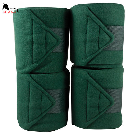 Iqraash Green Leg Wraps - Premium Support and Style for Equestrian Activities