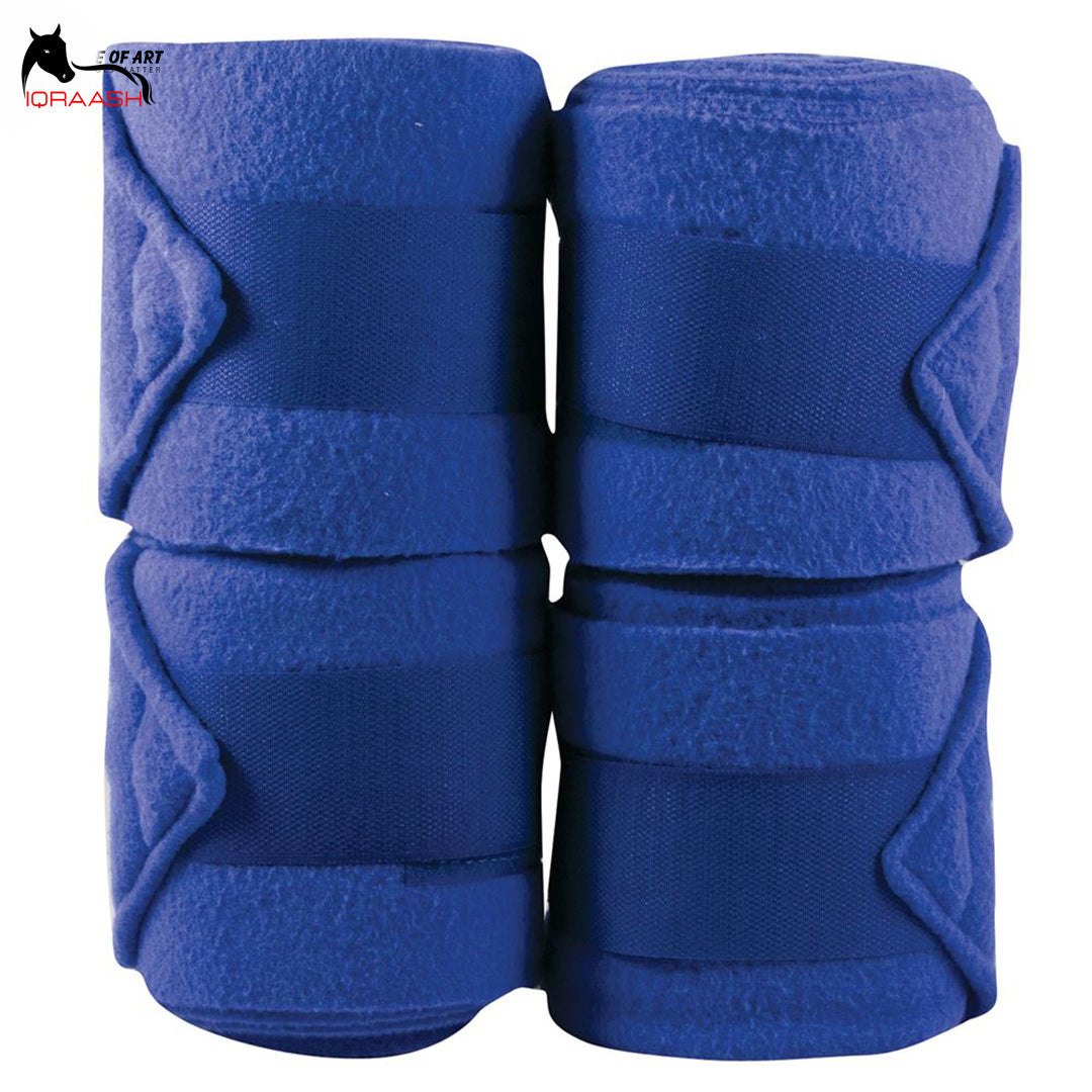 Iqraash Blue Leg Wraps - Premium Support and Style for Equestrian Activities