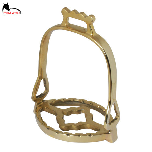 Golden Stainless Horse Stirrups