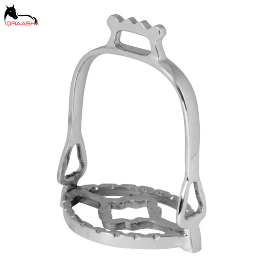 Iqraash Prestige Portuguese Stirrup | Premium Stainless Steel Equestrian Stirrups