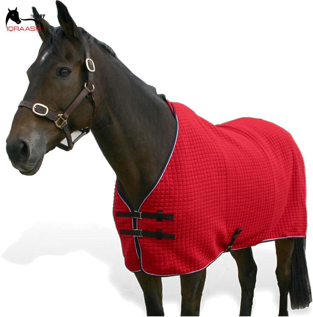 Iqraash Red Cotton Horse Rug - Premium Comfort and Style