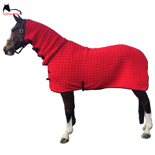 Iqraash Red Fleece Horse Rug - Premium Quality and Comfort