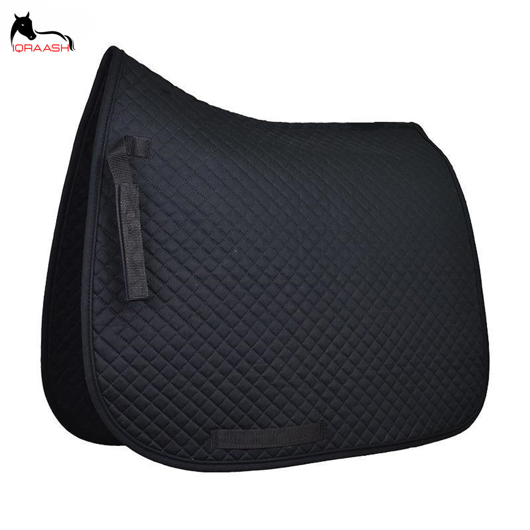 navy saddle pad
