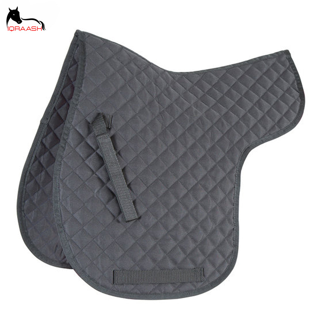 Iqraash Sleek Grey Saddle Pad for Horses